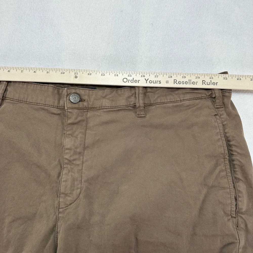 Mavi‎ Simon Shorts Mens 44 Brown Stretch Chino Casual Flat Front Turkey